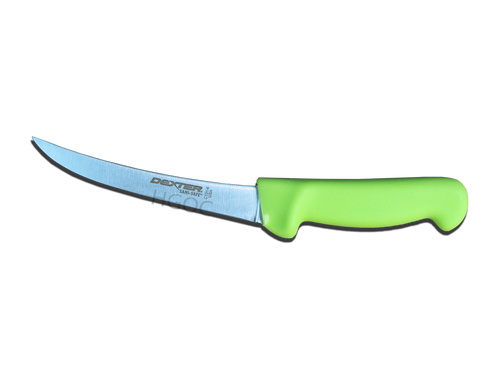 Dexter Russell Lime Green Sani-Safe 6" Narrow Curved Boning Knife 3233 C131-6