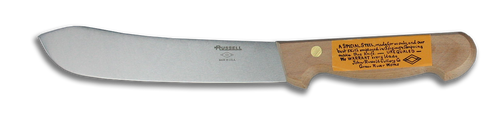 Dexter Russell, 8 Wood Handle Butcher Knife - Bunzl Processor Division