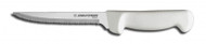 Dexter Russell Basics 6" Scalloped Utility Knife White Handle 31627 P94847