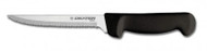 Dexter Russell Basics 6" Scalloped Utility Knife Black Handle 31627B P94847B