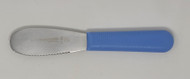 Dexter Russell Sani-Safe 3 1/2" Scalloped Spreader Blue Handle 18213C S173SCC-PCP