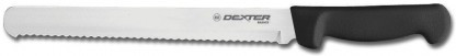 Dexter Russell Basics 12" Scalloped Slicer Black Handle 31605B P94805B (31605B)