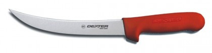 Dexter Russell Sani-Safe 8" Breaking Knife Red Handle 5523R S132N-8R (5523R)