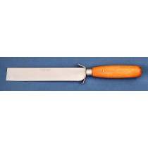 Dexter Russell Industrial 4" x 1" Square Point Rubber Knife With 14ga. Grd. 60040 4x1S-14ga.w/gd.