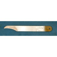 Dexter Russell Industrial 6 1/2" x 3/4" Curved Point Mill Blade Beveled Grind 71130 22