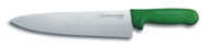Dexter Russell Sani-Safe 10" Cooks Knife, Green Handle 12433g S145-10G-PCP