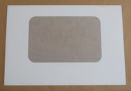 WB56T10145 General Electric Oven Door Glass White