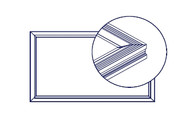 241872501 Frigidaire Magnetic Freezer Door Gasket White