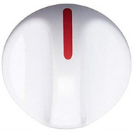 131666607 Frigidaire Rotary Knob White and Cranberry