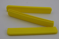 Yellow removable silicon paddle blade tip protector. Durable and lightweight. Protects the blade edge from damage when paddle not in use.
