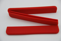 Red removable silicon paddle blade tip protector. Durable and lightweight. Protects the blade edge from damage when paddle not in use.