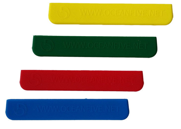 Removable silicon paddle blade tip protector paddle guard - new colour selection: green, yellow, red, and blue.
