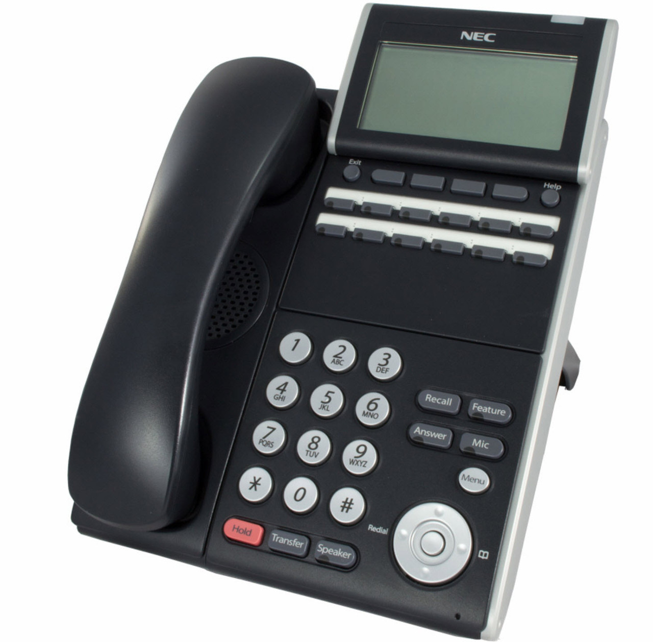 XD NEC DT300 Series Telephone Model DLV Z-Y BK DTL-12D-1 Black 
