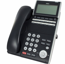 Black Fully Refurbished NEC DT330 DTL-12D-1 12-Button Telephone Set 