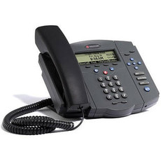 Polycom SoundPoint IP 330 2200-12330-001-12' Flat Black Handset Cord #FB1 