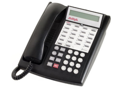 Black Fully Refurbished Avaya 3158-07 Partner Eurostyle 18D Display Phone 