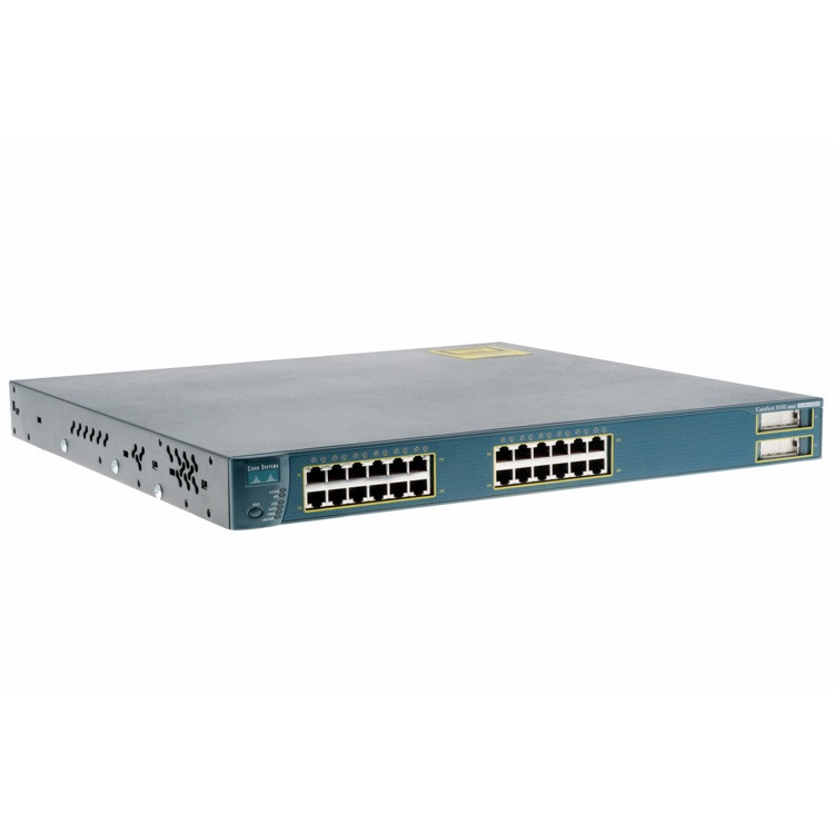 2 ranuras GBIC conmutador administrado Laboratorios Ccna Cisco WS-C3550-24-EMI 24 Puerto 