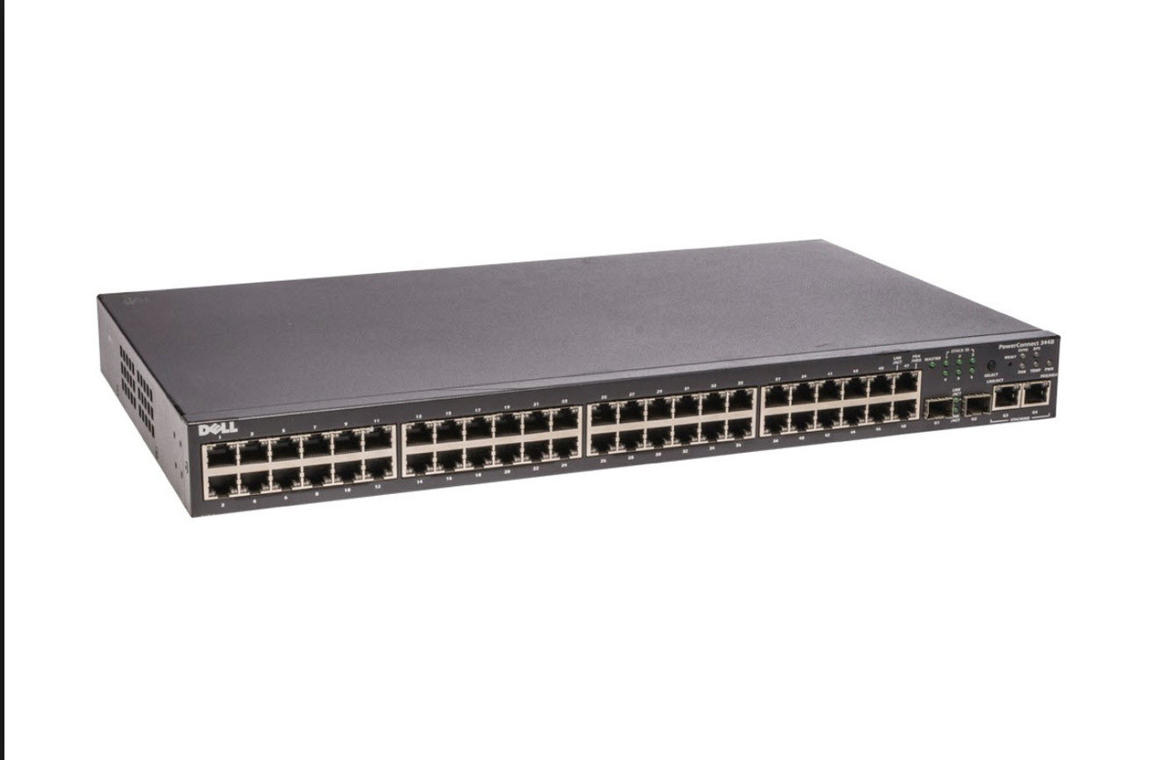Dell PowerConnect 3448P PoE Stackable Switch 48 Port