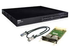 Dell PowerConnect 6224 Switch Bundle with Stacking Module and Cable