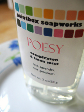 Poesy Complexion & Linen Mist - Rose, Lavender and Rose Geranium Hydrosols