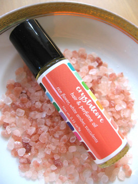 Crystalcore Hair & Perfume Oil - Rice Flower, White Amber, Succulents... 