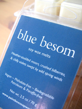 Blue Besom Soy Wax Melts - Heather, Moors, Bilberry, Violet, Wild Spring Winds... Spring Limited Edition