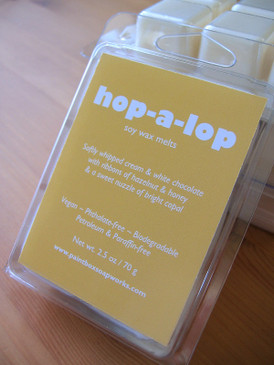 Hop-a-Lop Soy Wax Melts - Cream, White Chocolate, Hazelnut, Honey, Copal... Spring Limited Edition
