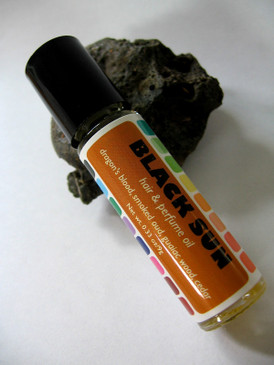 Black Sun Hair & Perfume Oil - Dragon's Blood, Smoked Oud, Guaiac Wood, Cedar... Summer Limited Edition