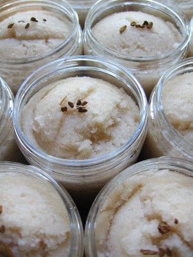 Rice Pudding Sorbetto Emulsifying Sugar Scrub - Aromatic Rice, Cinnamon, Vanilla, Condensed Milk...