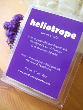 Heliotrope Soy Wax Melts - Cherry Pie, Vanilla Aniseed, Delicate Blossoms... Summer Limited Edition