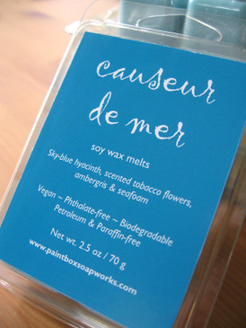 Causeur de Mer Soy Wax Melts - Hyacinth, Tobacco Flower, Ambergris, Sea Foam... Spring Limited Edition
