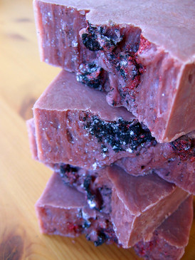 Persephone, Returned Hot Process Soap - Smoked Pomegranate, Rose, Carnation, Agarwood, Coconut-Free Formula... Spring Limited Edition