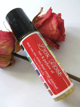As a Lion, As a Rose Hair & Perfume Oil - Deep Rose, Tea, Amber, Blood Orange, Patchouli... Midwinter Limited Edition