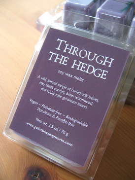 Through the Hedge Soy Wax Melts - Oak Leaves, Black Currant, Wormwood, Geranium... Spring Limited Edition