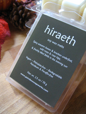 Hiraeth Soy Wax Melts - Leaves, Bracken, Wild Rose, Dirt... 