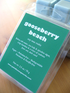 Gooseberry Beach Soy Wax Melts - Salt Water, Kelp, Bamboo... Summer Limited Edition
