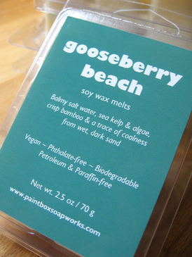 Gooseberry Beach Soy Wax Melts - Salt Water, Kelp, Bamboo... Summer Limited Edition