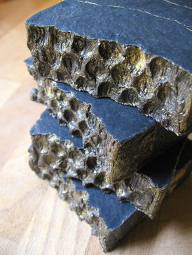 The Queen is Dead Hot Process Soap - Honey, Leather, Incense Smoke... Coconut-Free Formula
