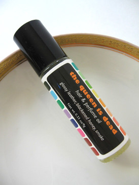 The Queen is Dead Hair & Perfume Oil - Honey, Leather, Incense Smoke... 