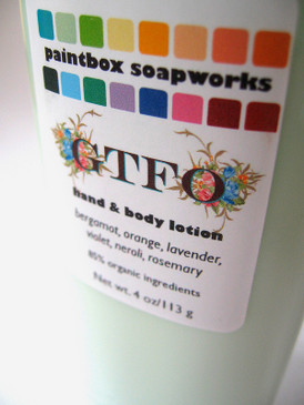 GTFO Organic Hand and Body Lotion - Bergamot, Orange, Lavender, Violet, Neroli, Rosemary... 