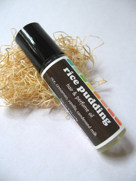 Rice Pudding Hair & Perfume Oil - Aromatic Rice, Cinnamon, Vanilla, Condensed Milk...