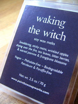 Waking the Witch Soy Wax Melts - Sticky Resins, Smoke, Dried Apple, Blackened Flowers... 