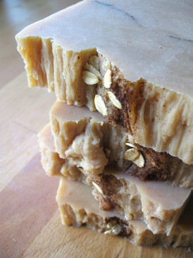 Second Breakfast Hot Process Soap - Goat Milk, Oatmeal, Honey, Unscented...
