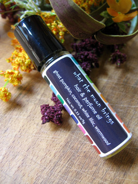 What the Moon Brings Hair & Perfume Oil - Ghost Pumpkin, Coconut, White Lilac, Wormwood... Weenie Limited Edition