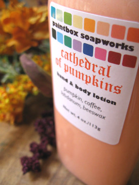 Cathedral of Pumpkins Organic Hand and Body Lotion - Pumpkin, Coffee, Labdanum, Beeswax... Weenie Limited Edition