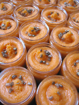 Cathedral of Pumpkins Sorbetto Emulsifying Sugar Scrub SAMPLE SIZE - Pumpkin, Coffee, Labdanum, Beeswax... Weenie Limited Edition