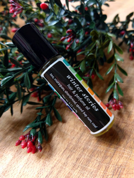Winter Stories Hair & Perfume Oil - Tea, Bay Rum, Marzipan, Coal Dust... Yuletide Limited Edition