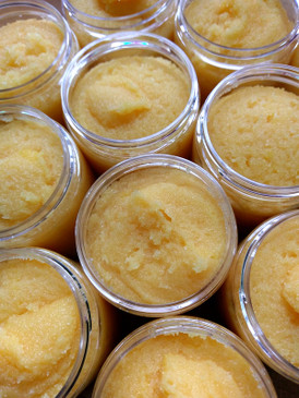 Sozzled Sorbetto Emulsifying Sugar Scrub - Kentucky Bourbon, Tea, Lemon, Orange, Honey... Yuletide Limited Edition