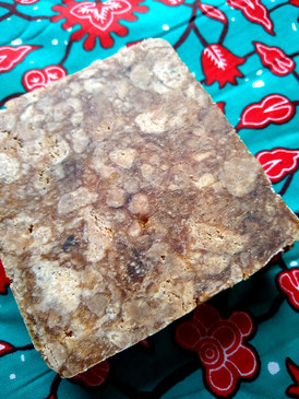 From Ghana With Love: Handmade African Black Soap - Shea Butter, Coconut & Palm Kernel Oil, Cocoa Ash... BSF Benefit Bar