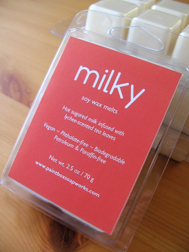 Milky Soy Wax Melts - Hot Sugared Milk, Lychee Scented Tea... 